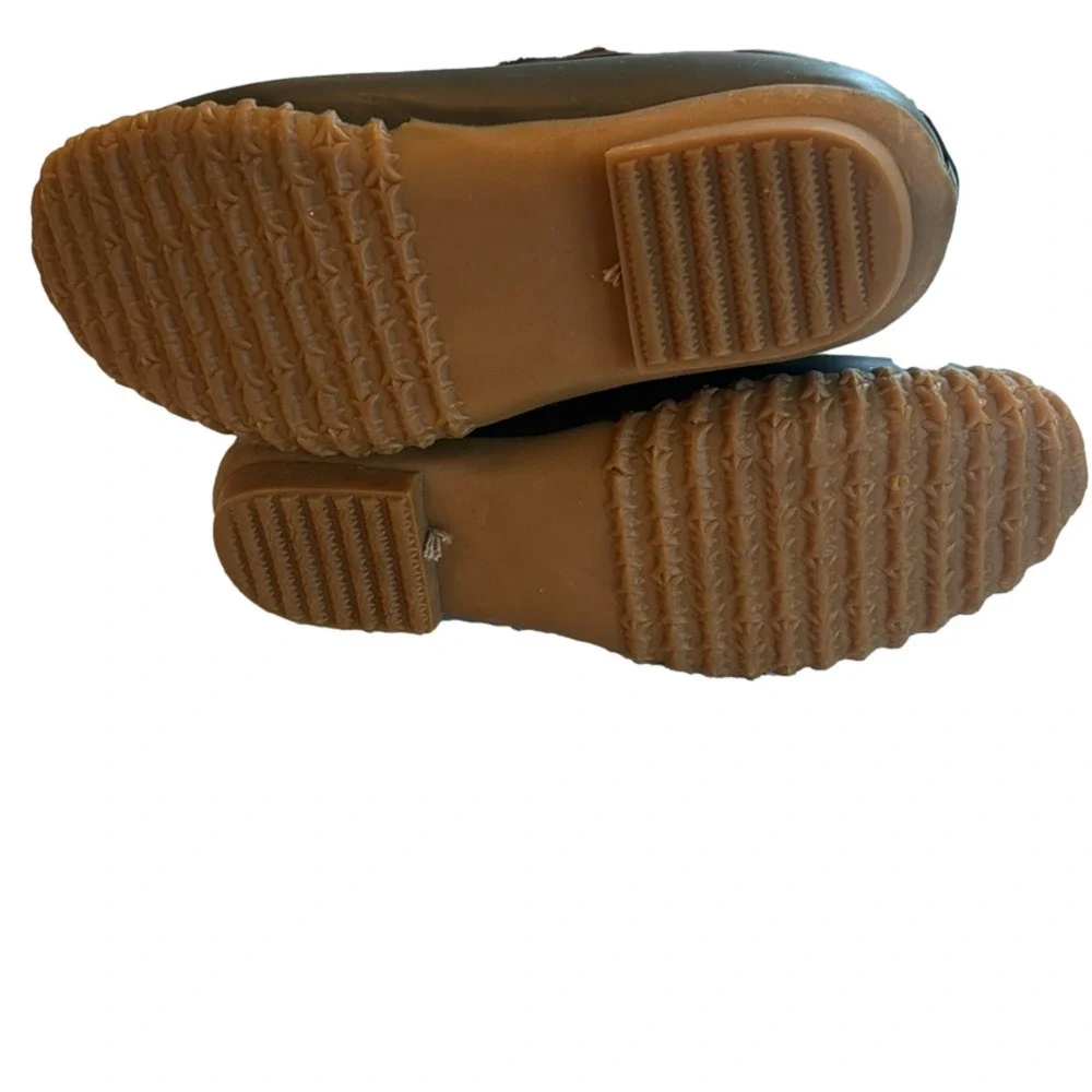 Esprit Duck Boots Blue Black Brown White  size 6.5
